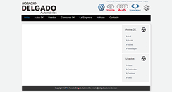 Desktop Screenshot of delgadoautomoviles.com